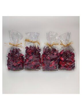 4 Bags Red Cotton Pods by Ashland - Christmas Scatter / Filler / Decor / Crafts